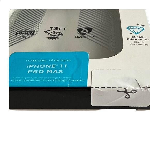 Speck Products Presidio Perfect-Clear with Grip iPhone 11 PRO Max Case - Picture 4 of 5